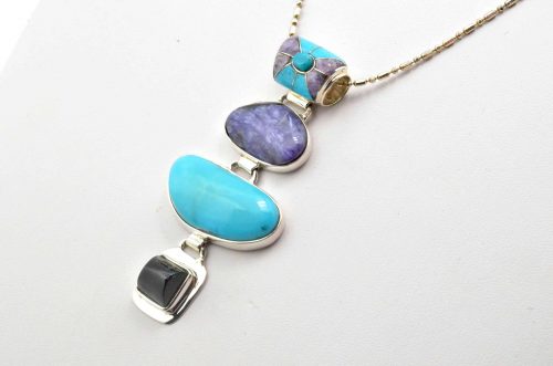 Sleeping Beauty Turquoise and Charoite | A Journey Through Art